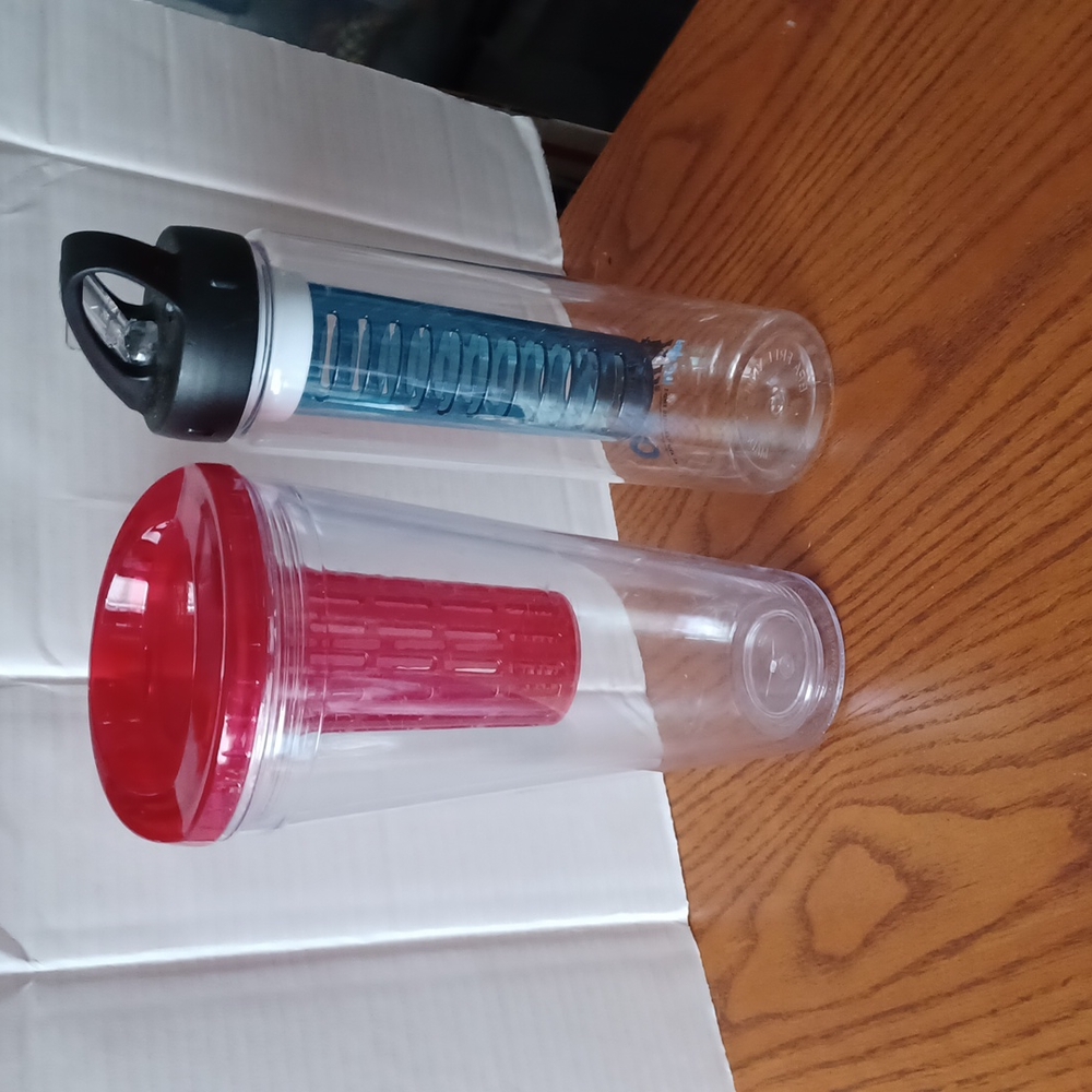 Flavor infused take along bottles